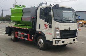 舜德牌SDS5077GQWZ6型清洗吸污車